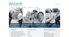 Desktop Screenshot of adairallergy.com